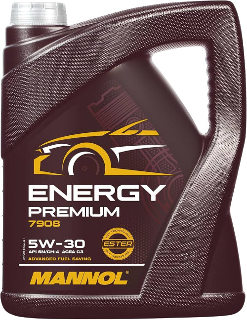 Mannol Energy MN7908-5 5W-30 C3 Fully Synthetic Car Engine Oil - 5L