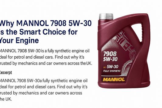 Why MANNOL 7908 5W-30 Is the Smart Choice for Your Engine