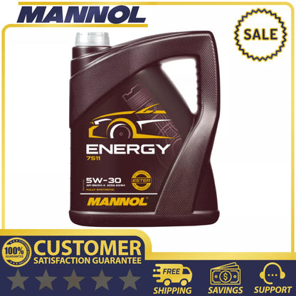 MANNOL 7511 5W30 A3/B4 API SN/CH-4 (5L) 5 LITRES **FULLY SYNTHETIC**