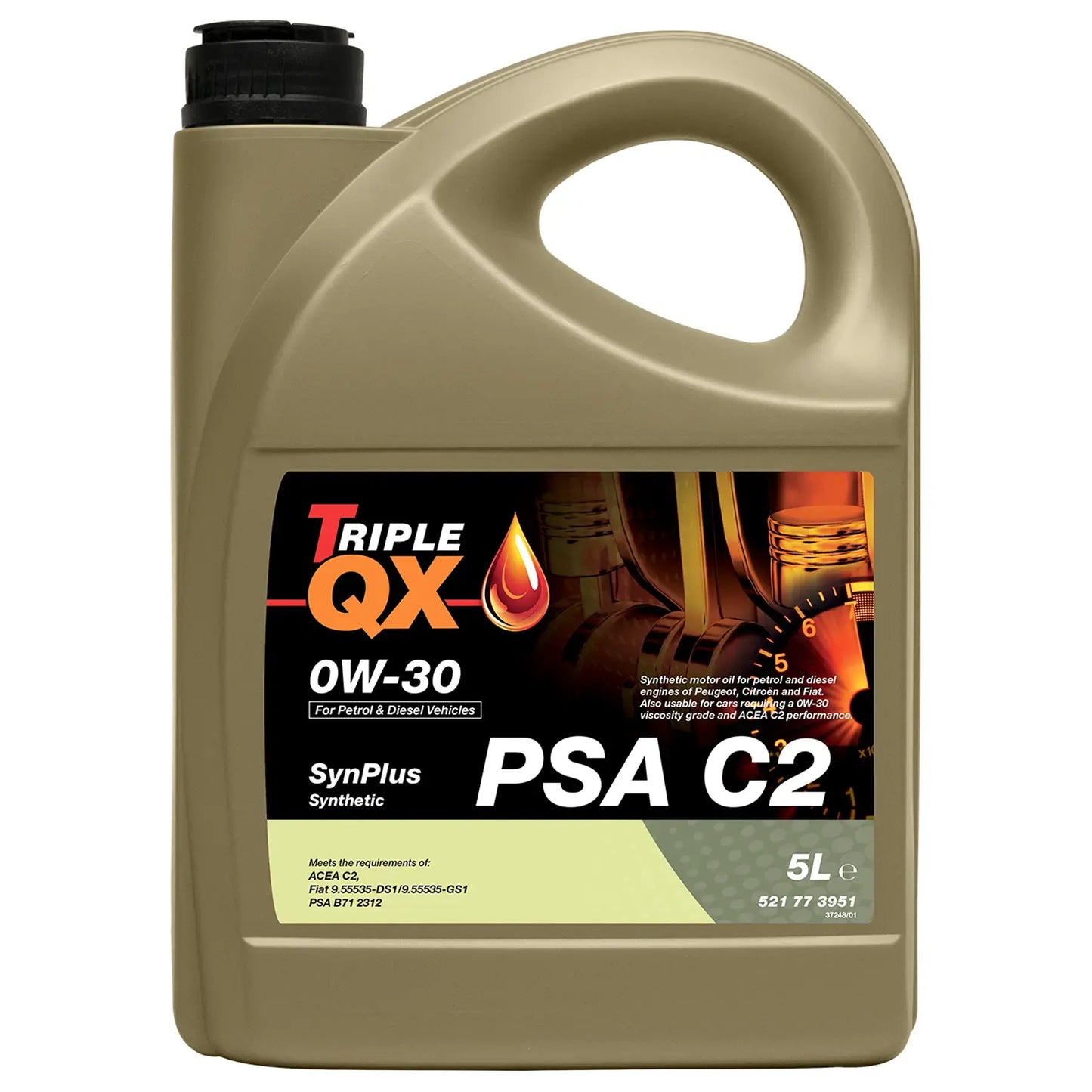 TRIPLE QX SYNPLUS PSA C2 0W-30 5 Ltr- 521773951