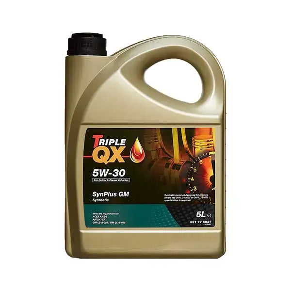 TRIPLE QX SynPlus 5W-30 Engine Oil GM not Low SAPS -5Ltr